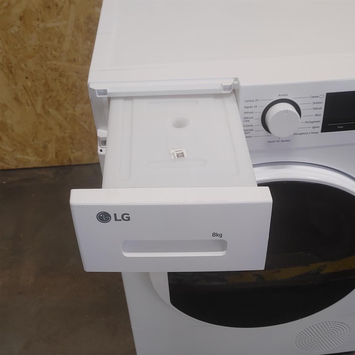 Asciugatrice LG RH80M3AV6R 8 Kg