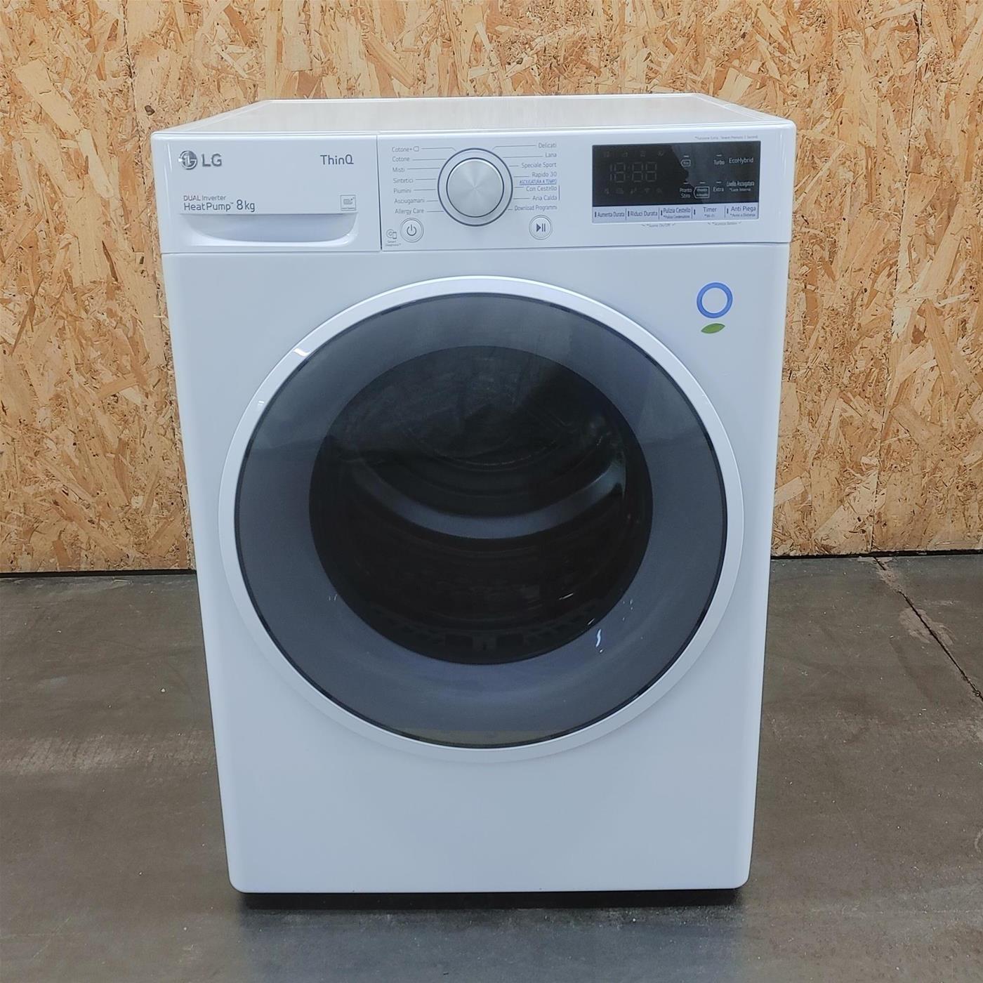 Asciugatrice LG RH80V9AVHN 8 Kg