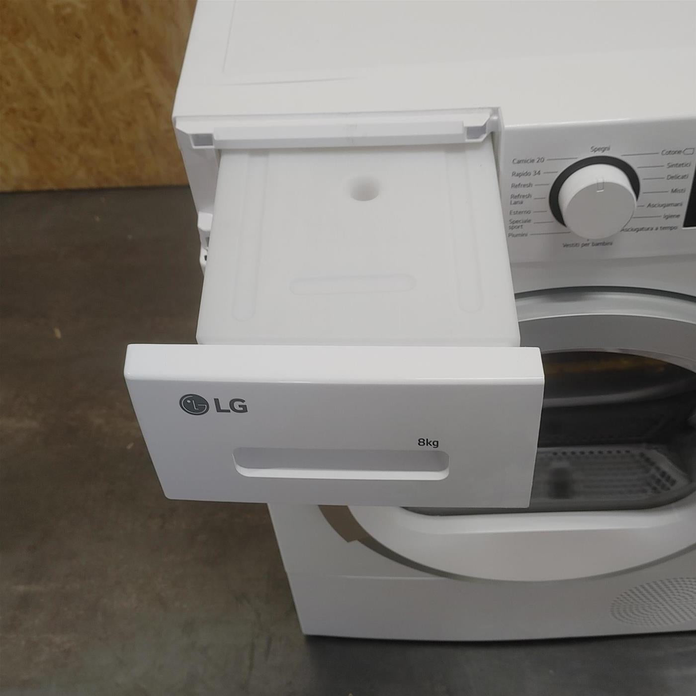 Asciugatrice LG RH80M3AV6R Pompa di Calore 8 Kg