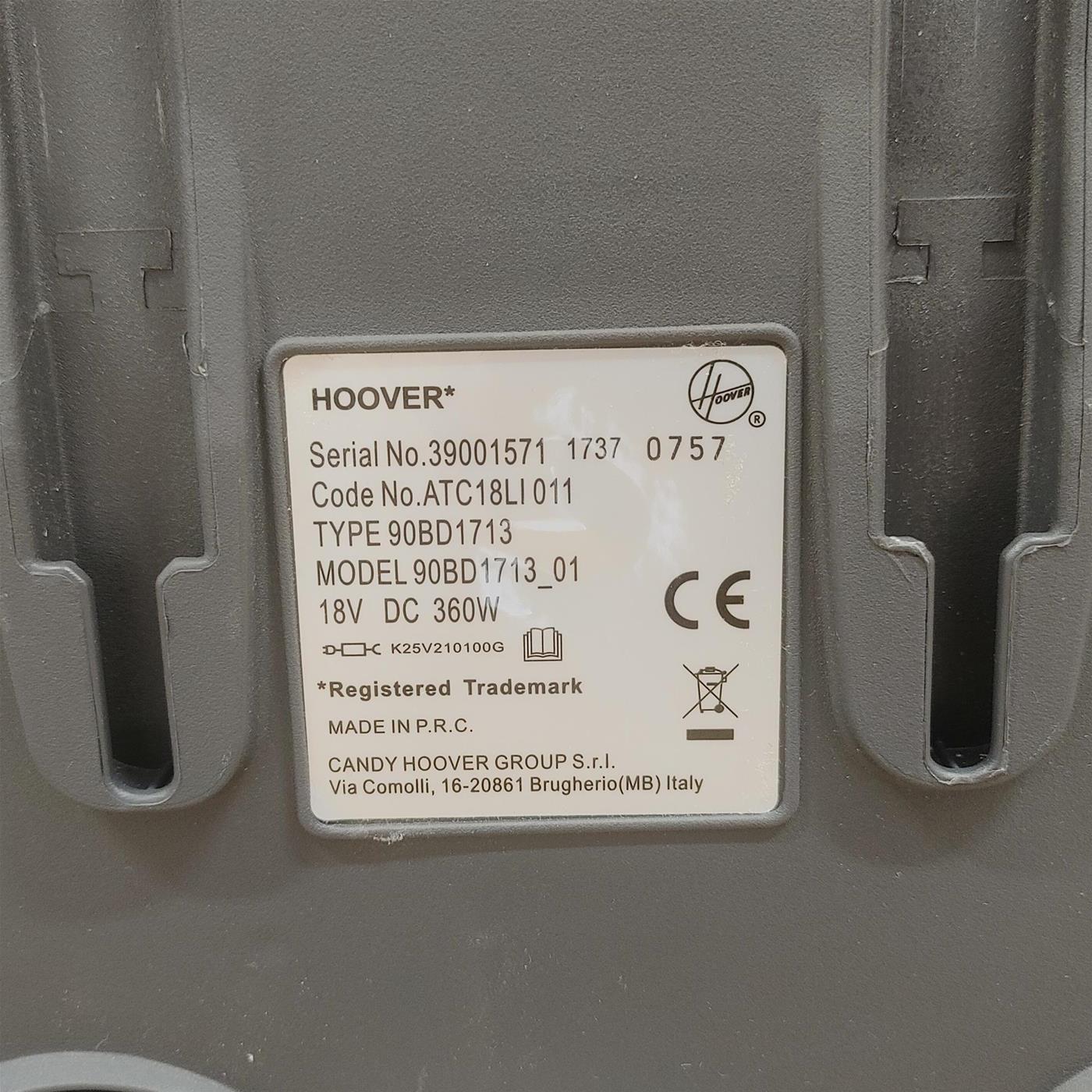 Aspirapolvere senza fili Hoover ATC18LI 011 Athos