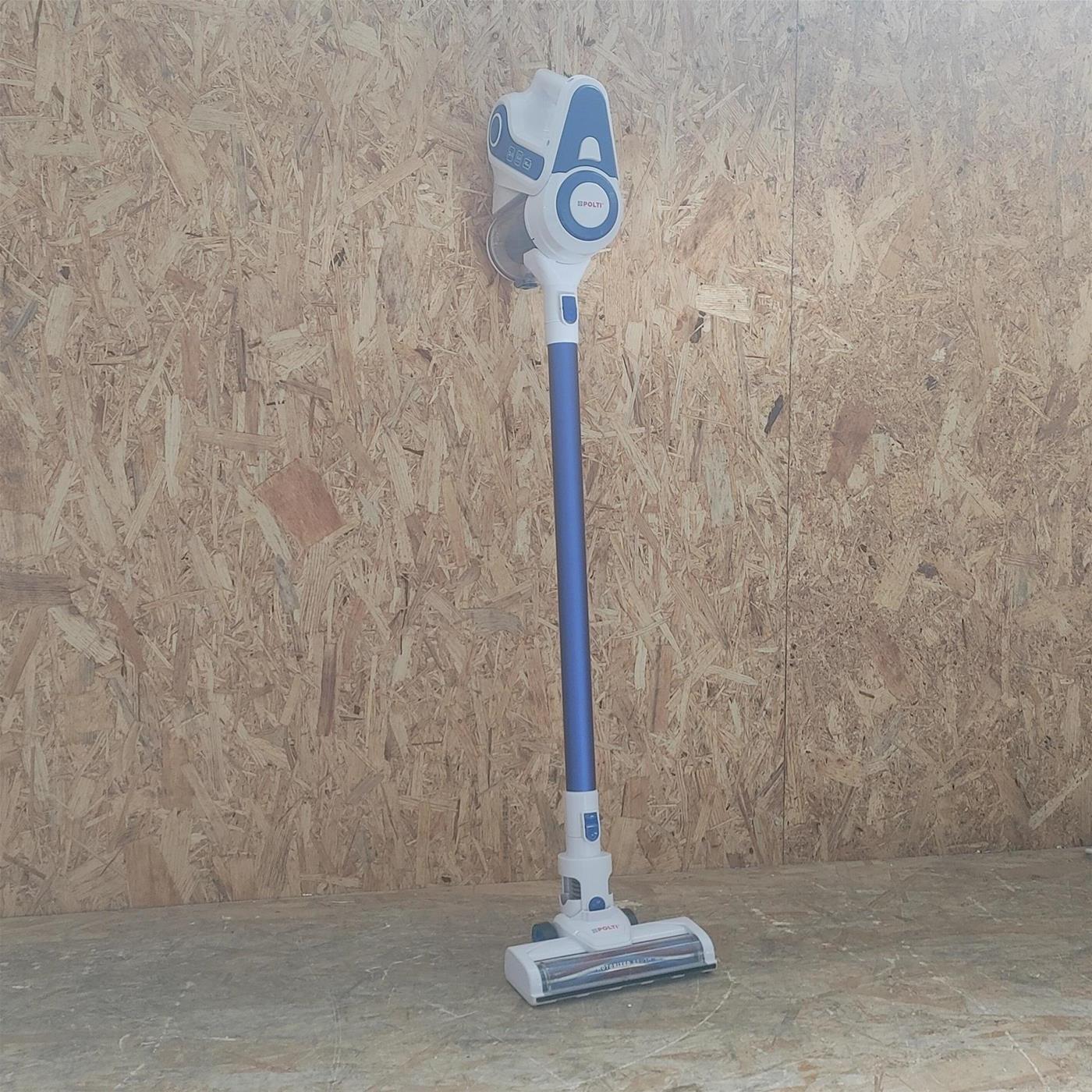Polti Forzaspira Slim SR90B_Plus Aspirapolvere a batteria Tessuto asciutto Senza sacco 0,5 L Bianco
