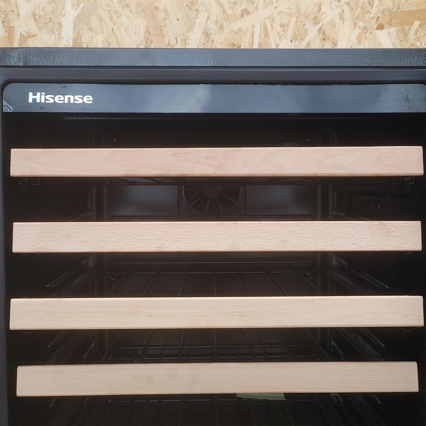Hisense RW18W4NWLGF Cantinetta vino con compressore Libera installazione Nero 54 bottiglie