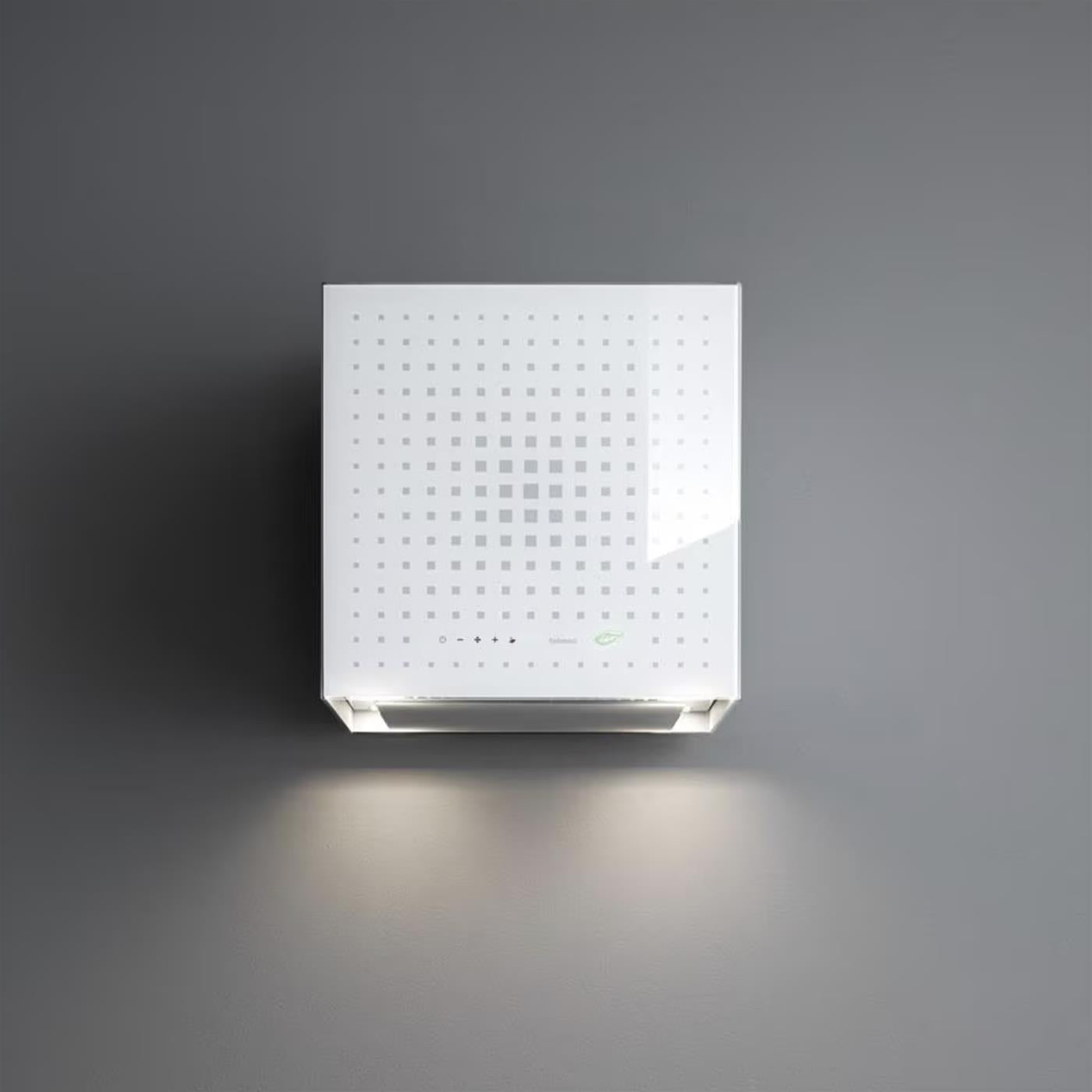 Falmec RUBIK E.ION E.ion System Cappa isola cm 42 CERI42.E0P6#ZZZN441F - vetro bianco- motore 450 m3/h