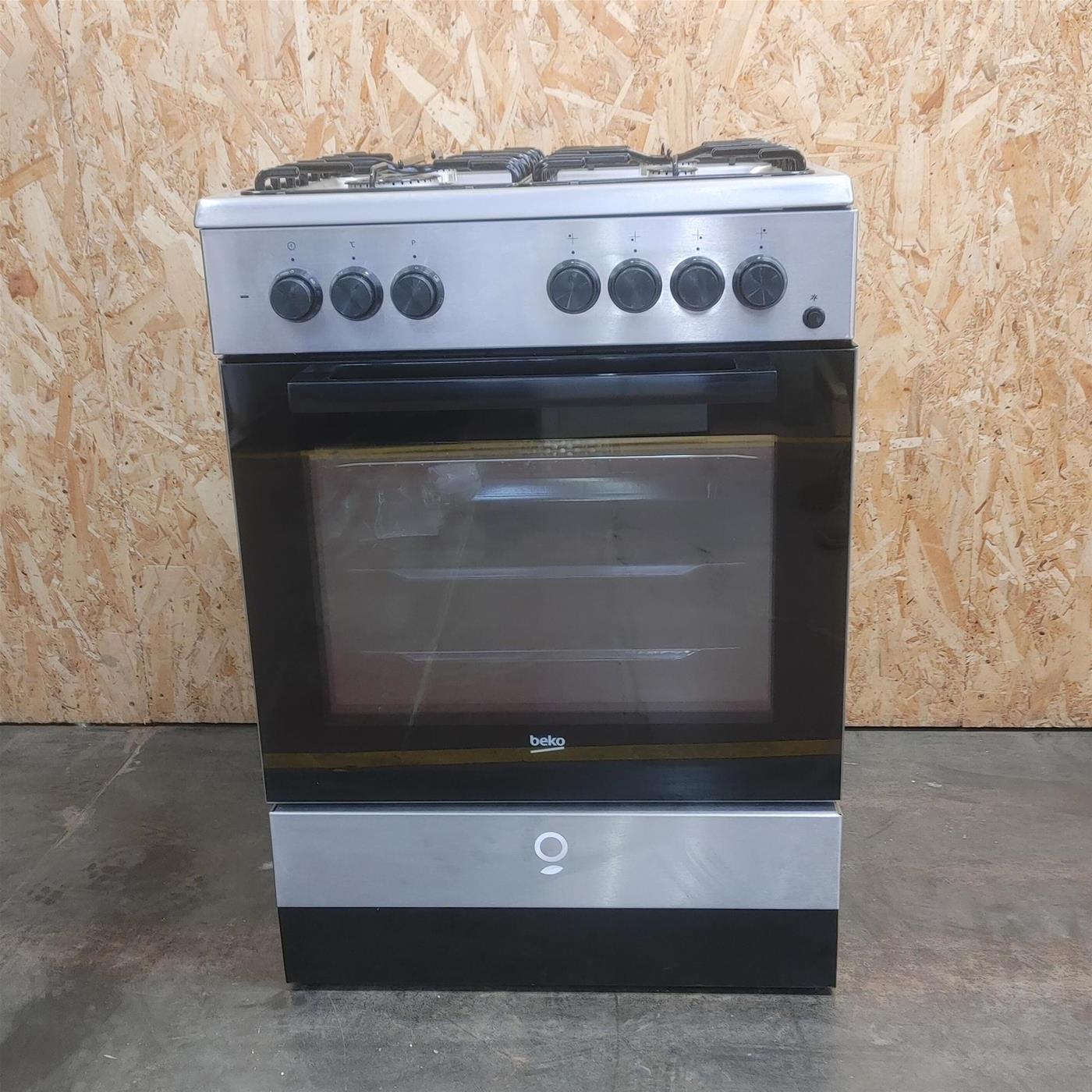 Cucina Beko FSE62110DX Cucina a libera installazione Elettrica Gas Inox