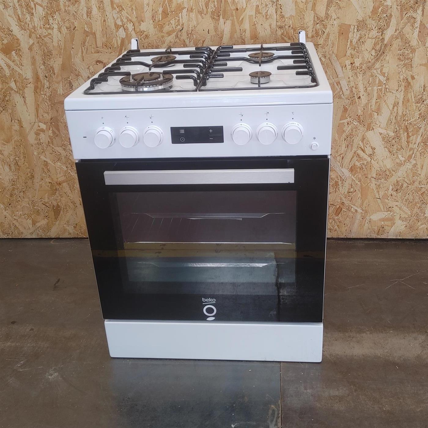 Cucina Beko FSE62110DWF a Gas 4 fuochi