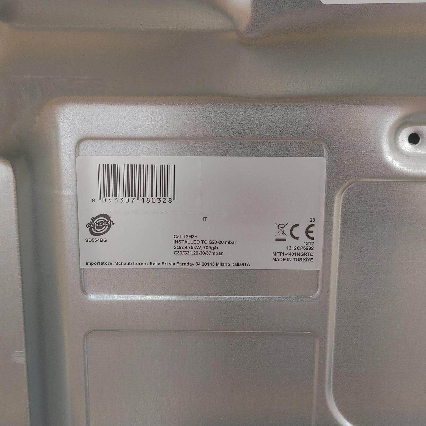 Cucina Ducati SD554BG a Gas 4 fuochi