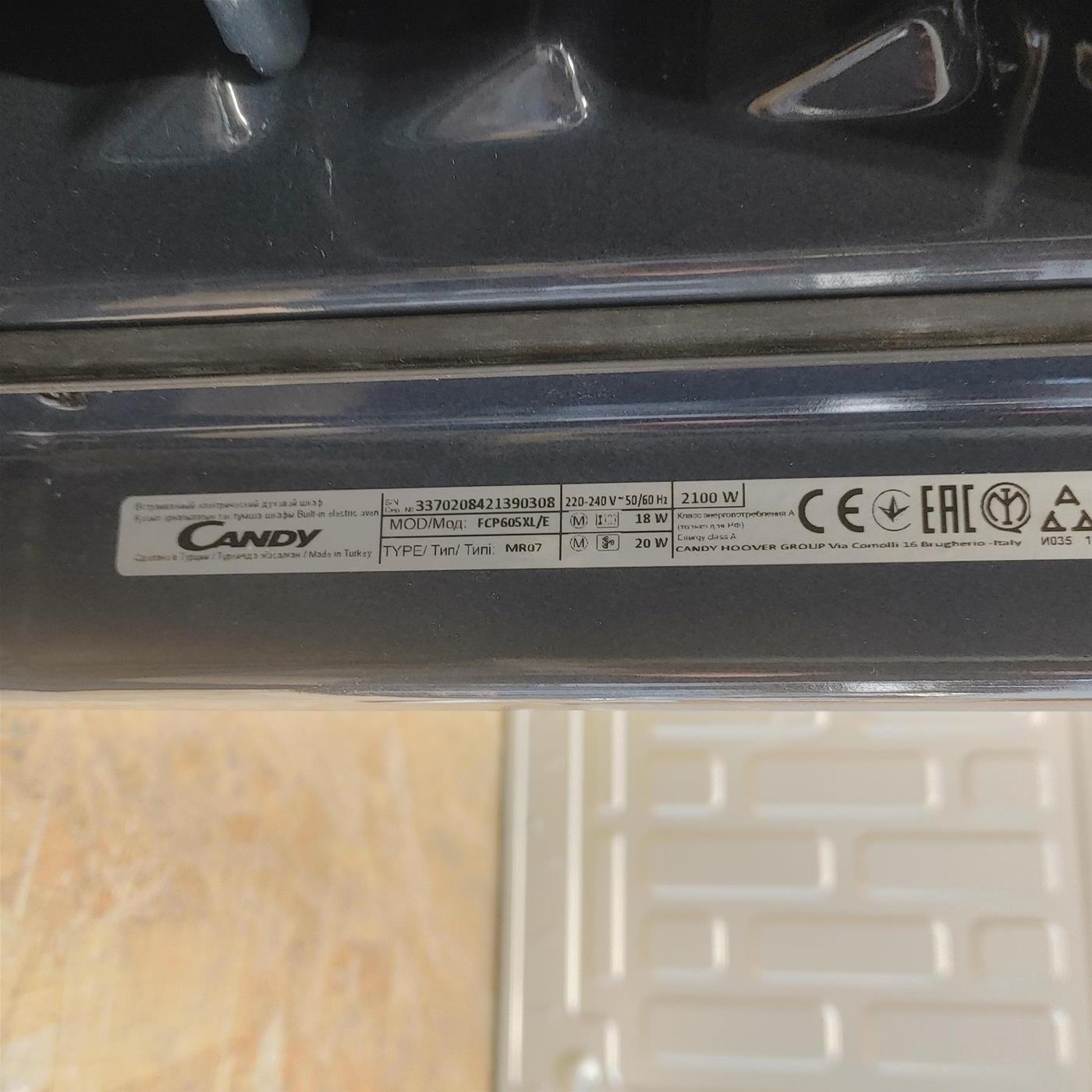Candy Timeless FCP605XL/E 65 L A+ Acciaio