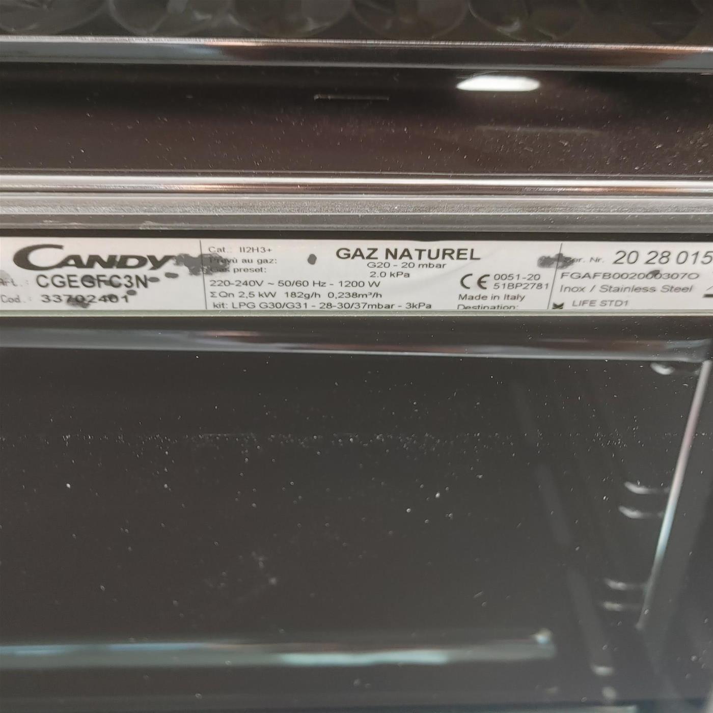 Forno Candy CGEGFC3N gas/elettrico