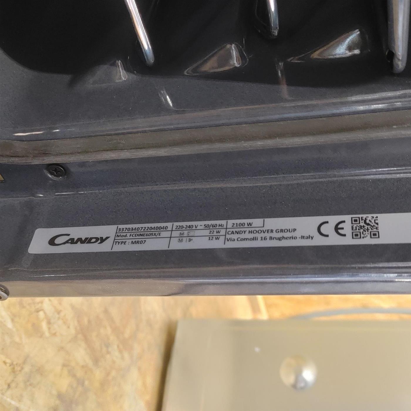 Candy Timeless FCDINE605X/E 65 L A+ Acciaio inossidabile
