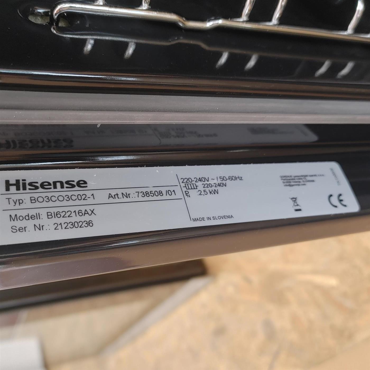 Forno Hisense BI62216AX 77 L 3500 WA Acciaio inossidabile