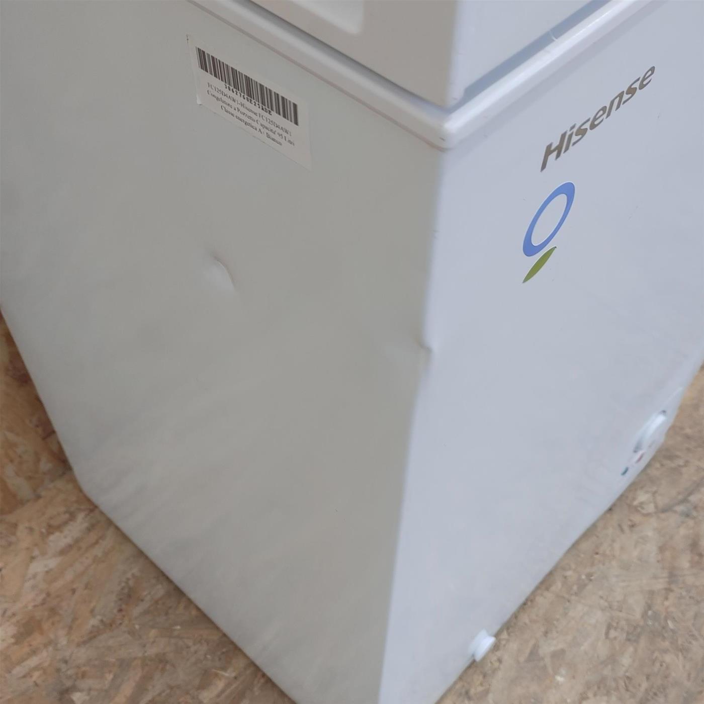 Congelatore Hisense FC125D4AW1 Congelatore a pozzetto Libera installazione 95 LF Bianco
