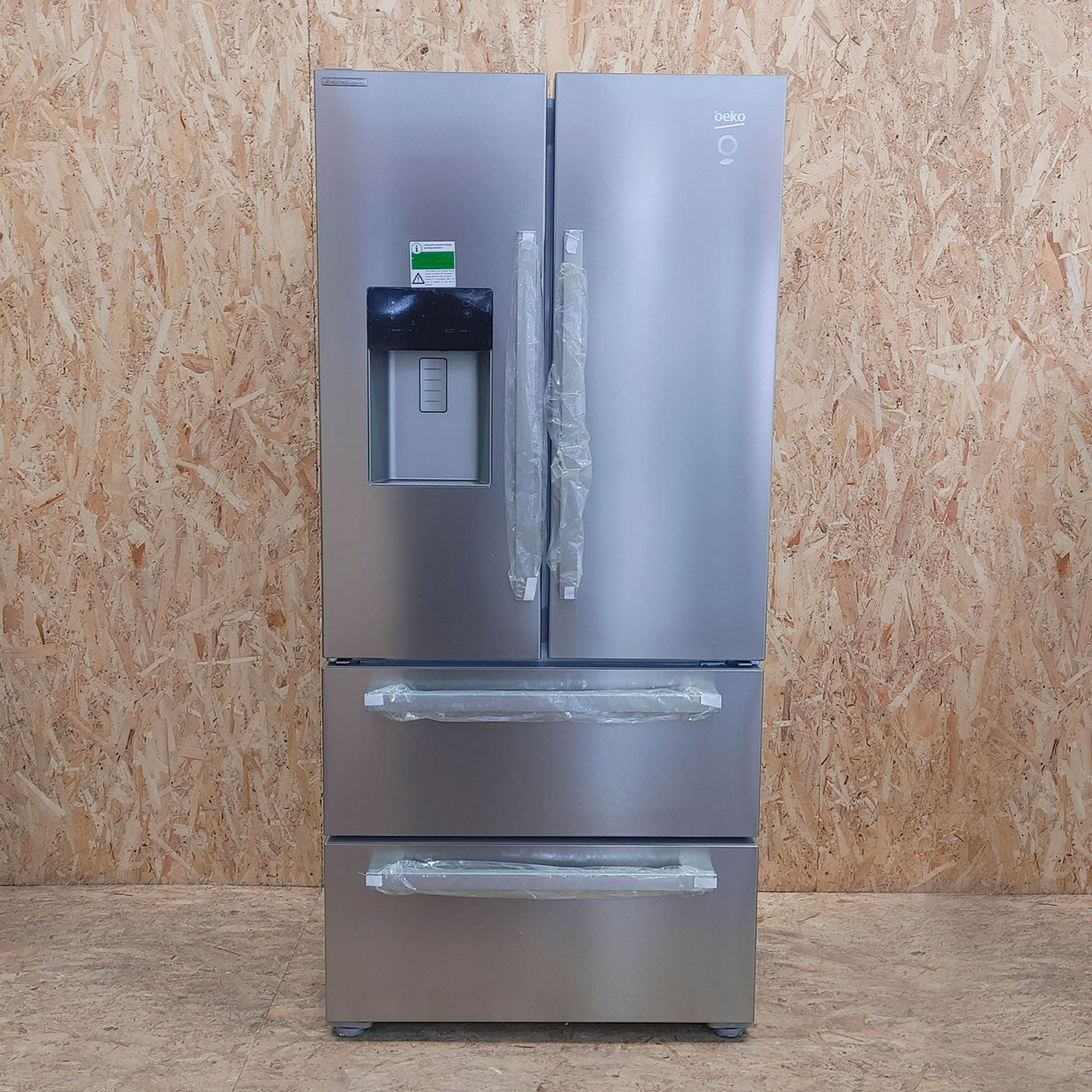 Beko GNE60530DXN frigorifero side-by-side Libera installazione 530 LF Argento, Acciaio inossidabile