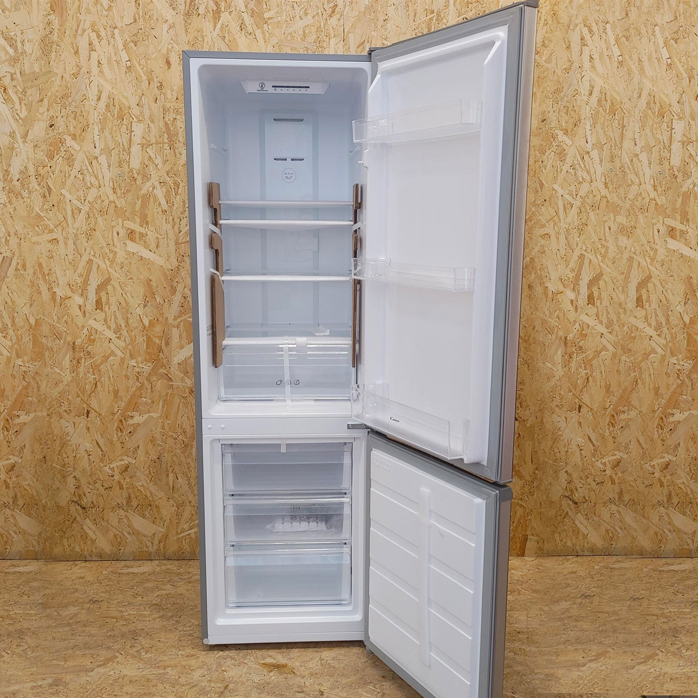 Candy CMICN 5182XN frigorifero con congelatore Libera installazione 270 L F Acciaio inossidabile