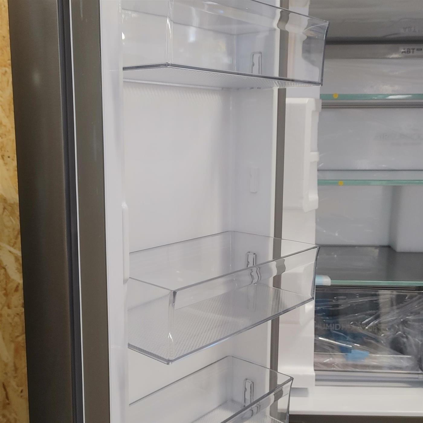 Frigorifero side-by-side Haier Cube 90 Serie 7 HCR7918ENMP Libera installazione 629 LE Platinum, Acciaio inossidabile