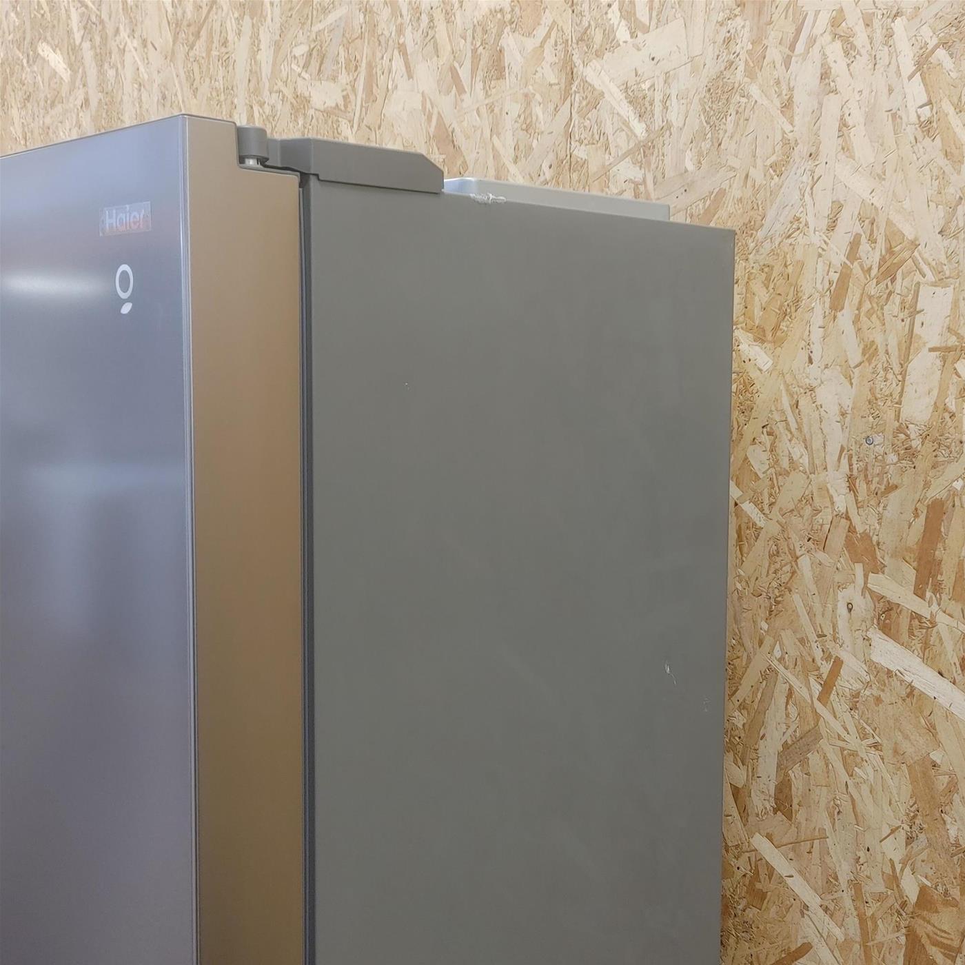 Frigorifero side-by-side Haier Cube 90 Serie 7 HCR7918ENMP Libera installazione 629 LE Platinum, Acciaio inossidabile