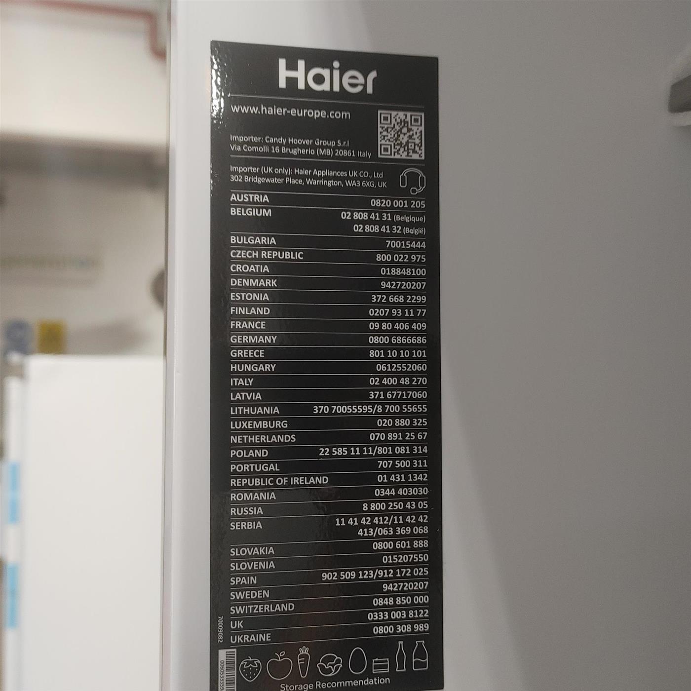 Frigorifero Haier 2D 60 Serie 3 HDPW3620DNPD 406 L