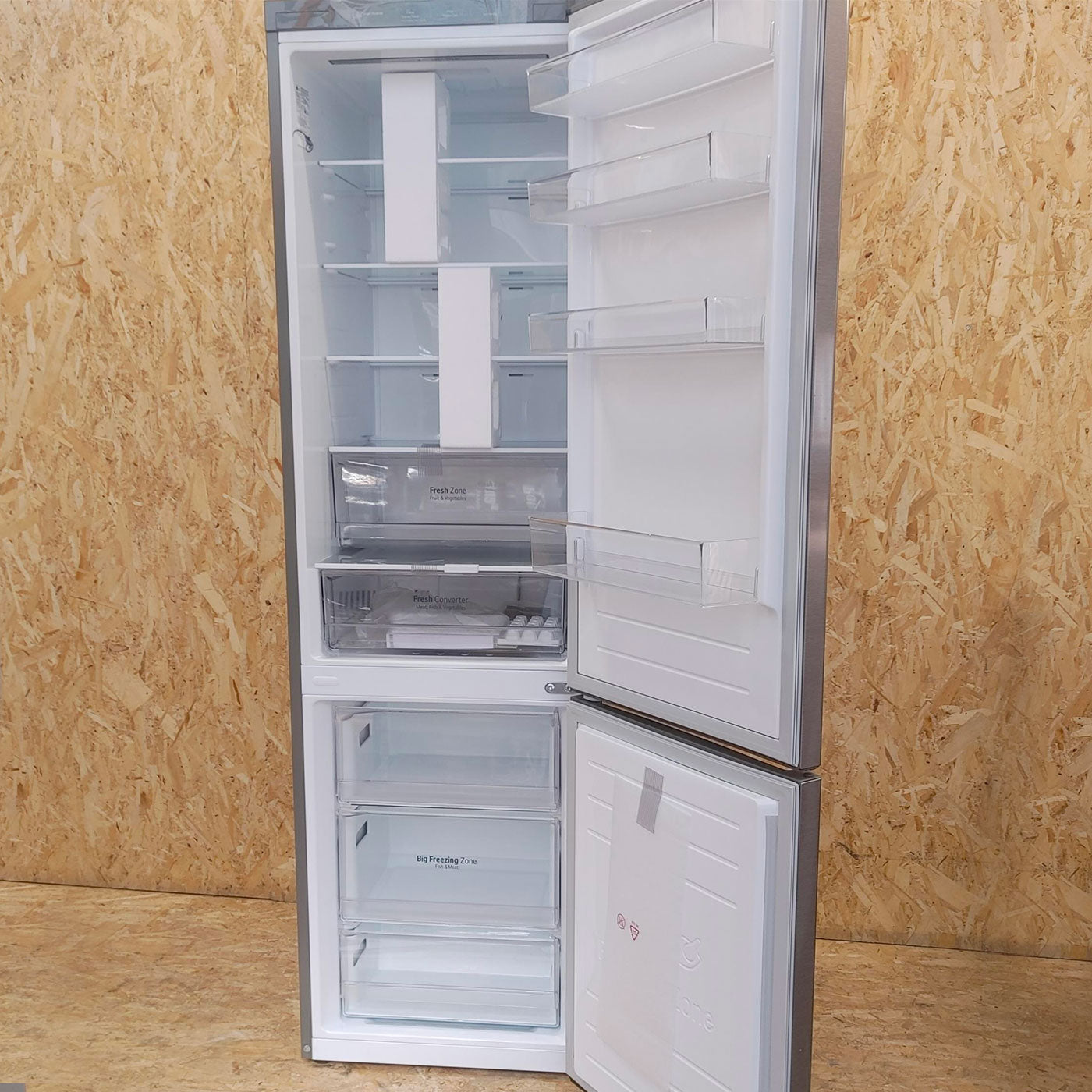 LG GBP62DSNCN1.ADSQE frigorifero con congelatore Libera installazione 384 L C Grafite, Total No Frost