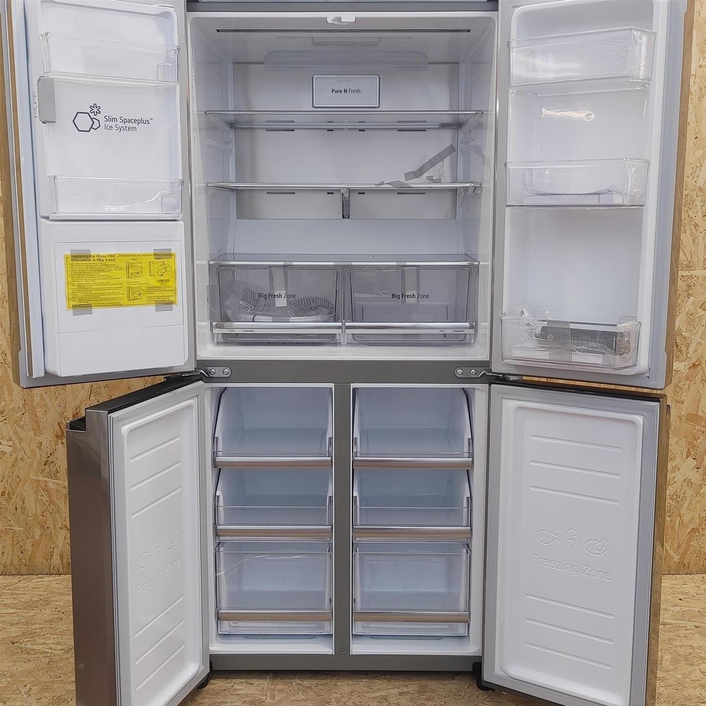 LG GML844PZ6F.APZQEUR frigorifero side-by-side Libera installazione 506 L F Metallico, Argento, Total No Frost