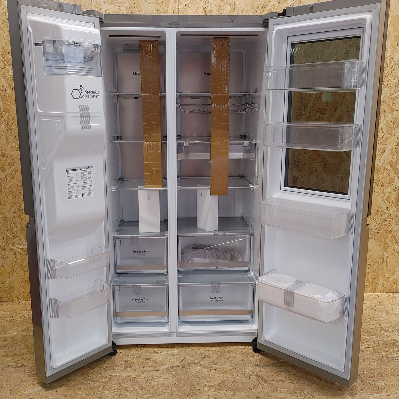 LG GSXV90BSAE frigorifero side-by-side Libera installazione 635 L E Acciaio inossidabile