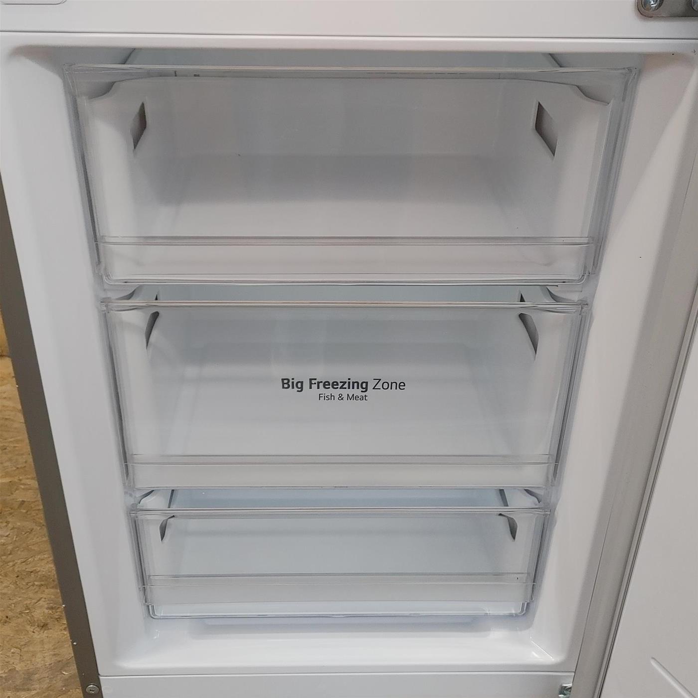 Frigo-congelatore LG GBB62PZJMN Libera installazione 384 LE Acciaio inox