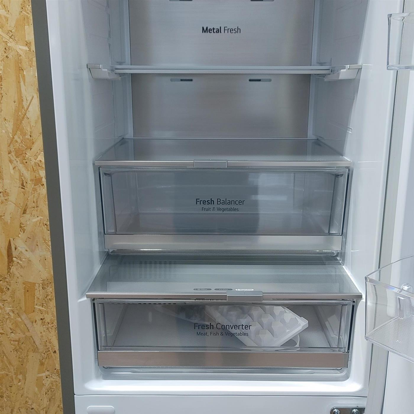 Frigo-congelatore LG GBB72NSUCN Libera installazione 384 LC Acciaio inox