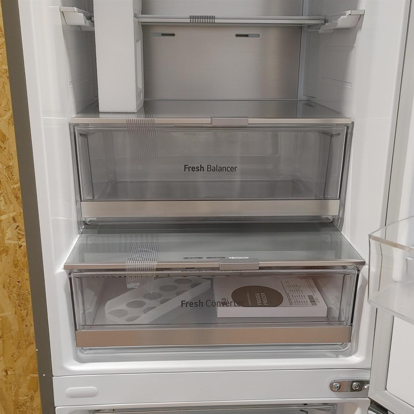 LG GBB72PZUGN.APZQEUR frigorifero con congelatore Libera installazione 384 L D Acciaio inossidabile