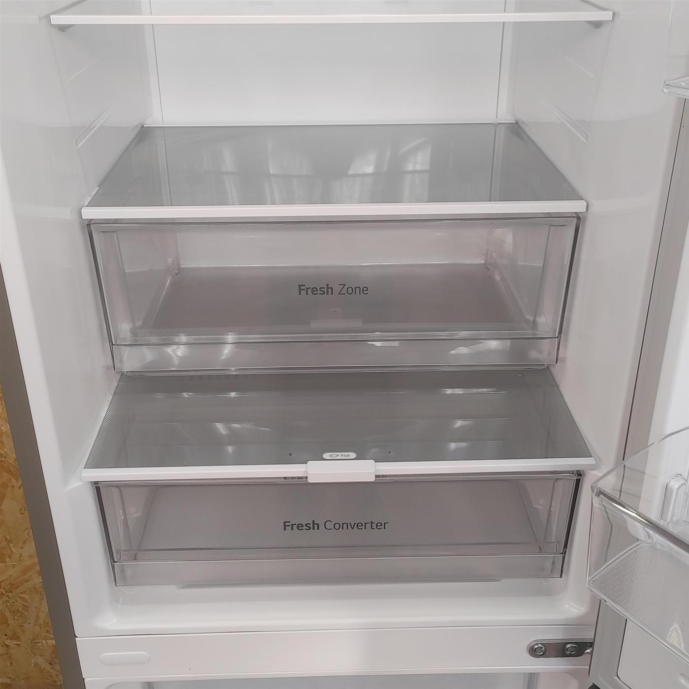 LG GBP62PZNAC Frigorifero combinato, Classe A, 384L, Fresh Converter, No frost, Inox