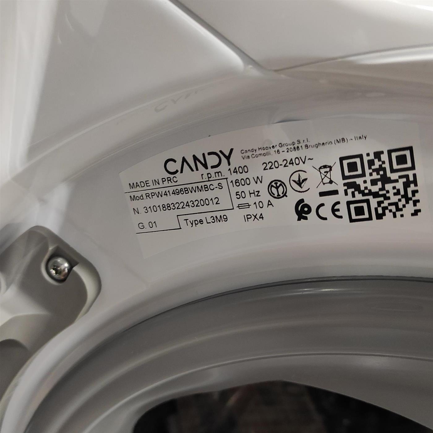 Lavasciuga Candy RapidÓ PRO RPW41496BWMBC-S 14/9 Kg