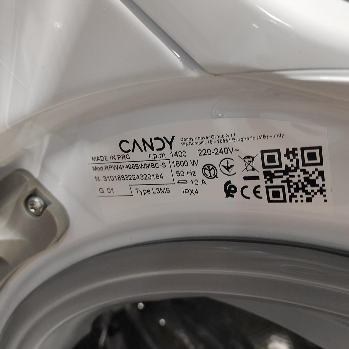 Lavasciuga Candy RapidÓ PRO RPW41496BWMBC-S 14/9 Kg