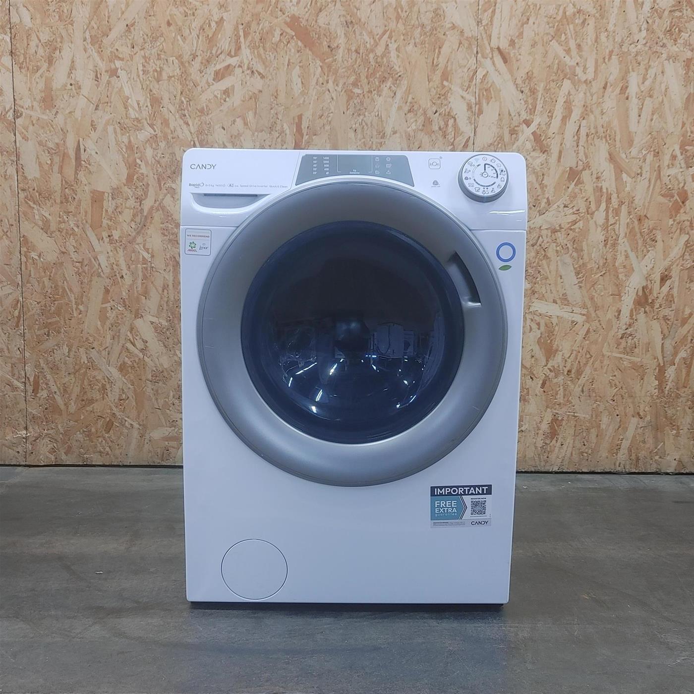 Lavasciuga Candy RapidÓ PRO RPW4856BWMR9/1-S 8/5 Kg