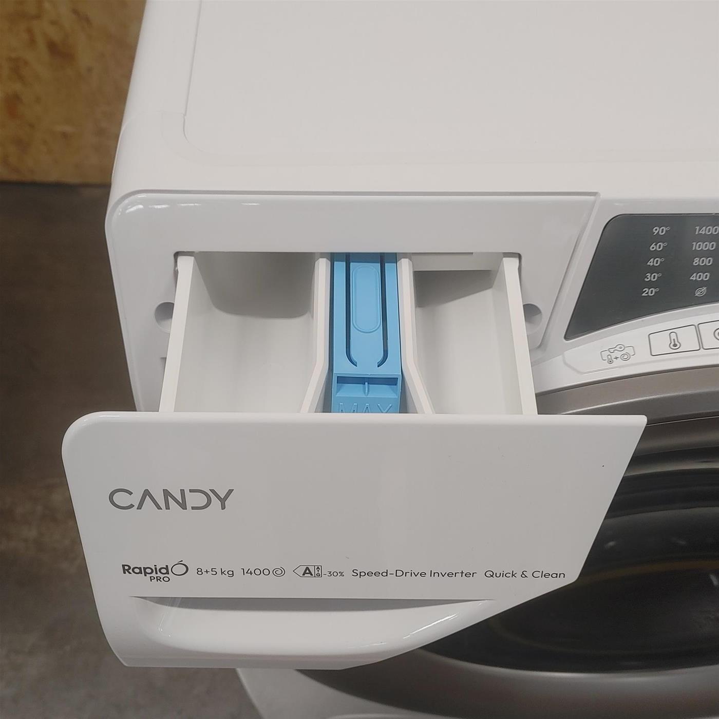 Lavasciuga Candy RapidÓ PRO RPW4856BWMR9/1-S 8/5 Kg