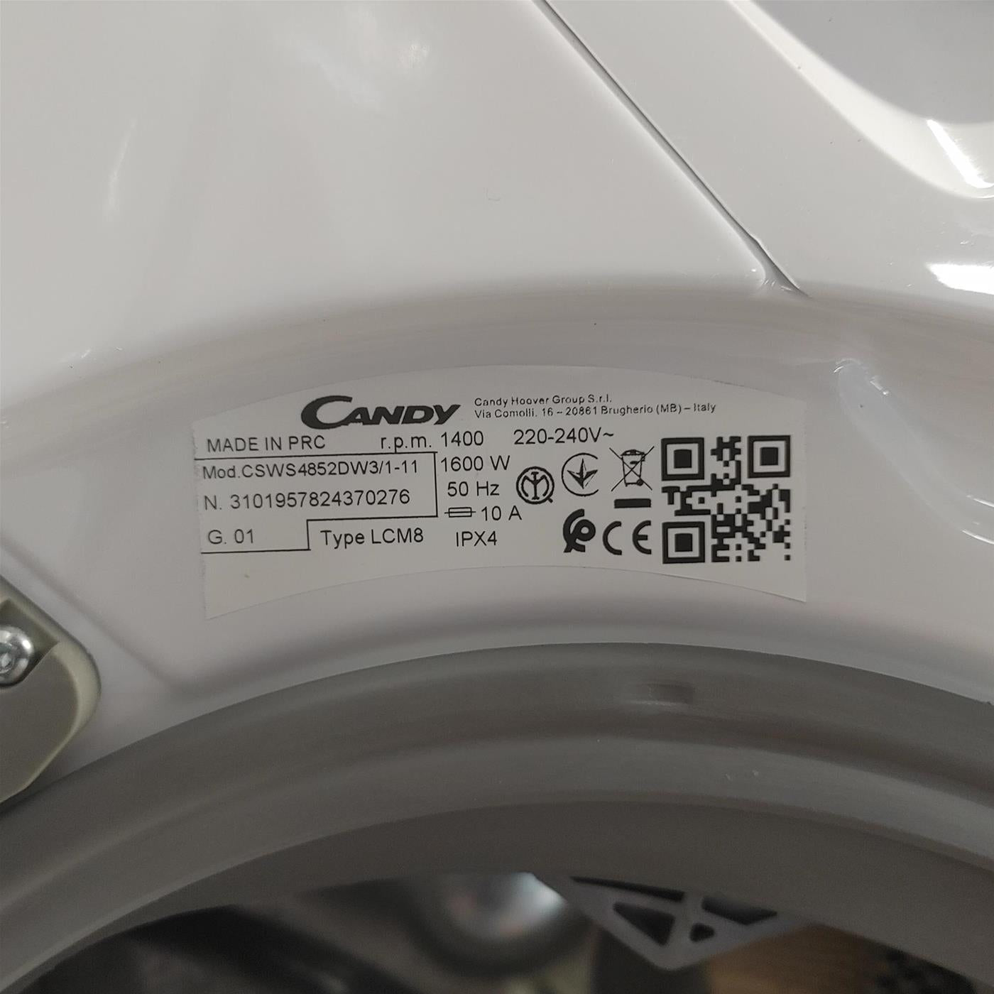 Lavasciuga Slim Candy Smart CSWS4852DW3/1-11  Wi-Fi 8/5 Kg