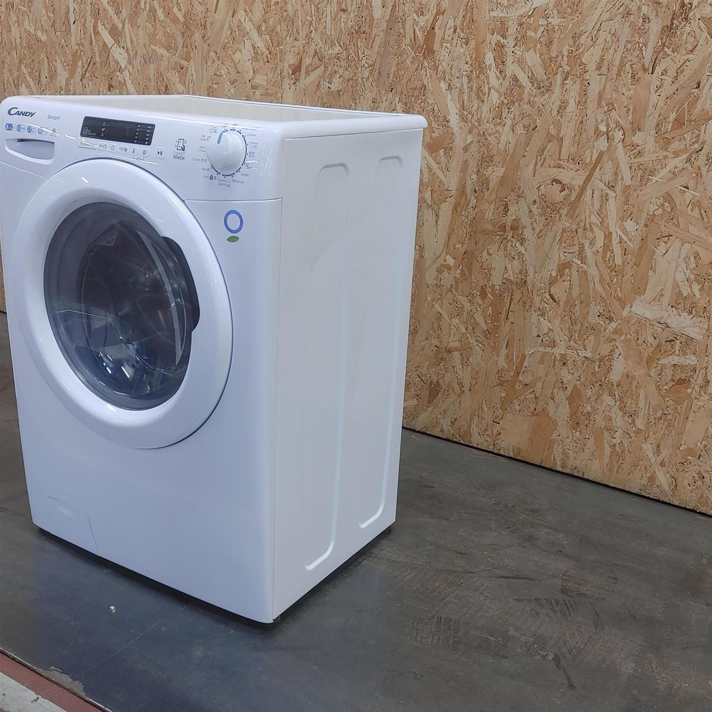 Candy Smart CSWS 4852DE/1-11 lavasciuga Libera installazione Caricamento frontale Bianco E