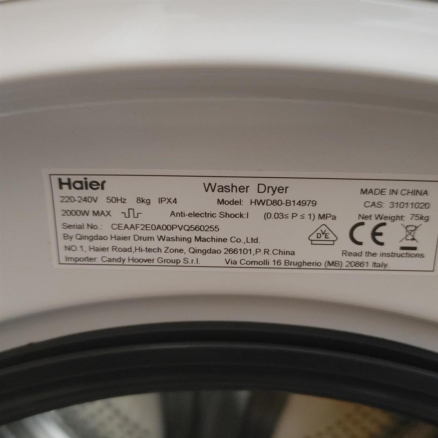 Lavasciuga Haier I-Pro Series 7 HWD80-B14979 8/5 Kg