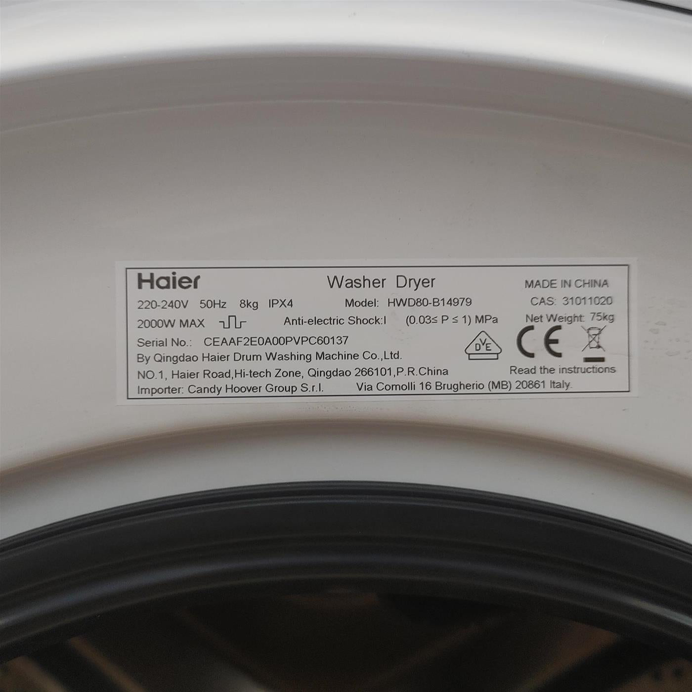 Lavasciuga Haier I-Pro Series 7 HWD80B14979 Classe A 8/5 Kg