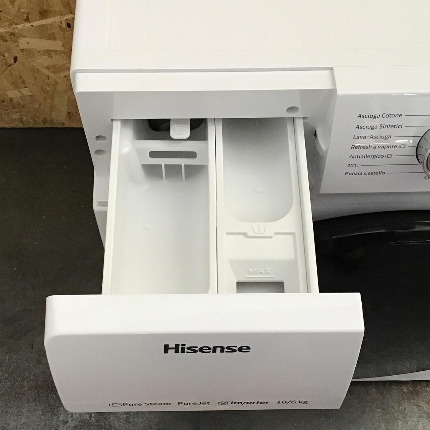 Lavasciuga Hisense WDQA1014EVJM Classe A Inverter 10/6 Kg