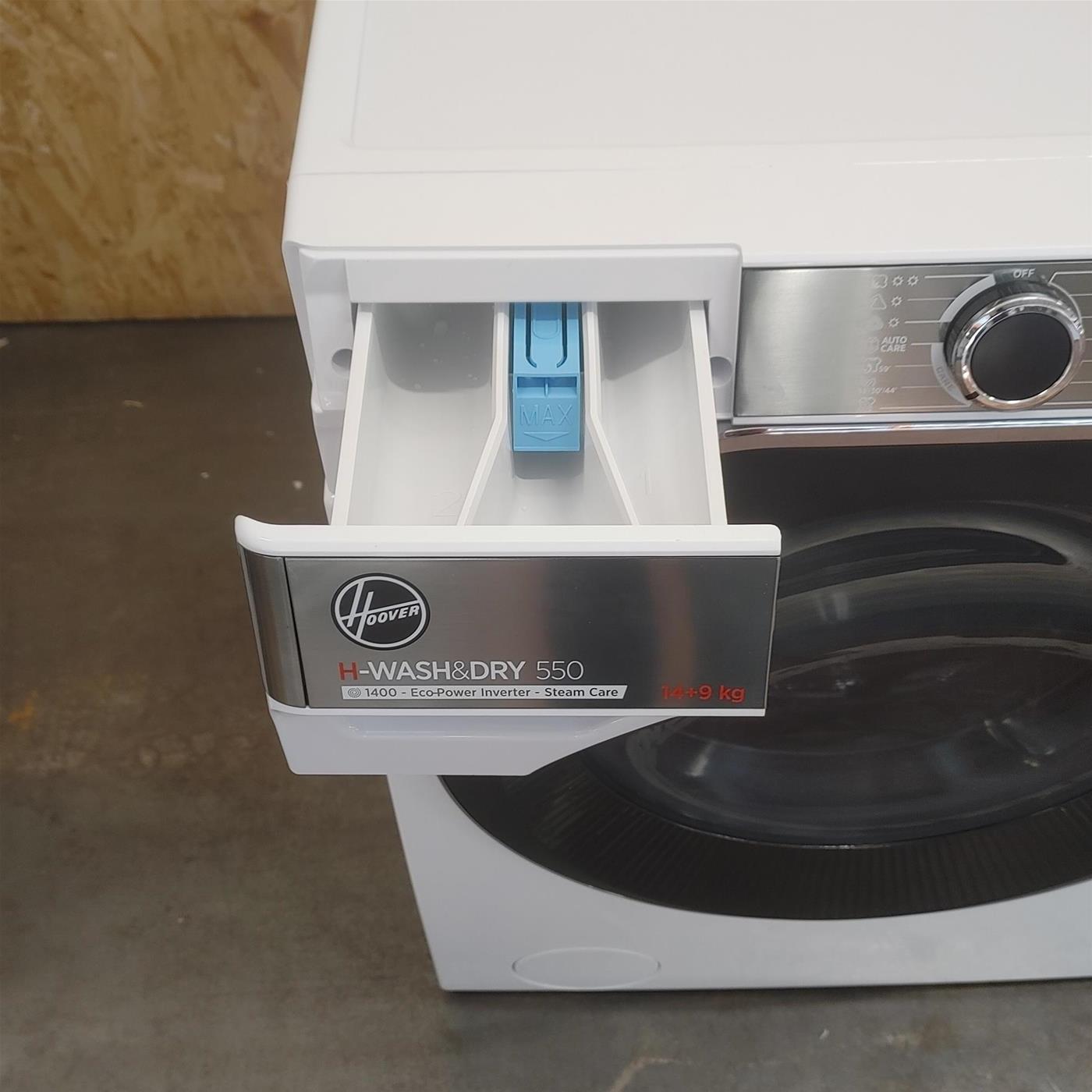 Lavasciuga Hoover H-WASH&DRY 550 H5DPB4149AMBC-S Libera installazione Caricamento frontale Bianco F