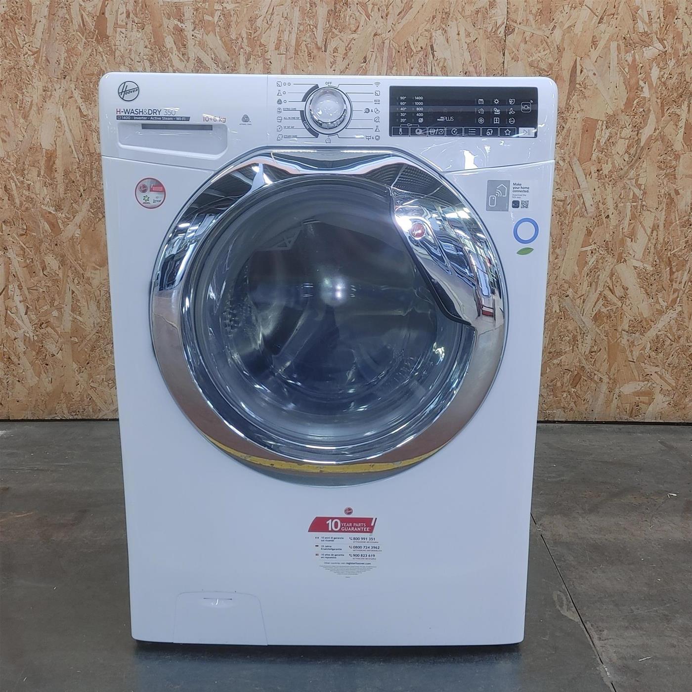 Lavasciuga Hoover H-WASH&DRY XH3DPS41066TMC-S Inverter Wi-Fi Classe A 10/6 Kg