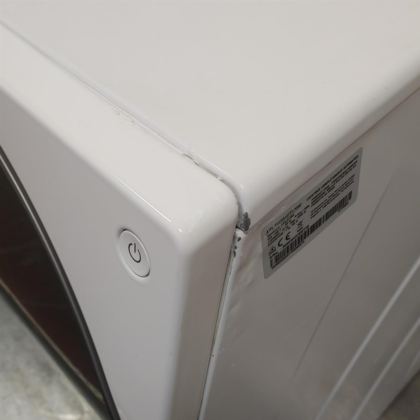 LG LSWD100E lavasciuga Libera installazione Caricamento frontale Bianco A