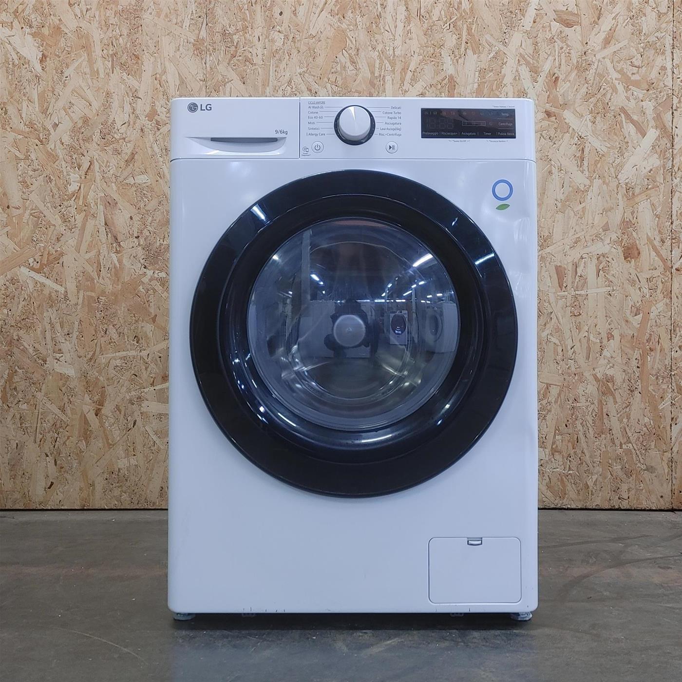 Lavasciuga intelligente LG D4R3009NSWB AI DD Eco Hybrid 9/6 Kg