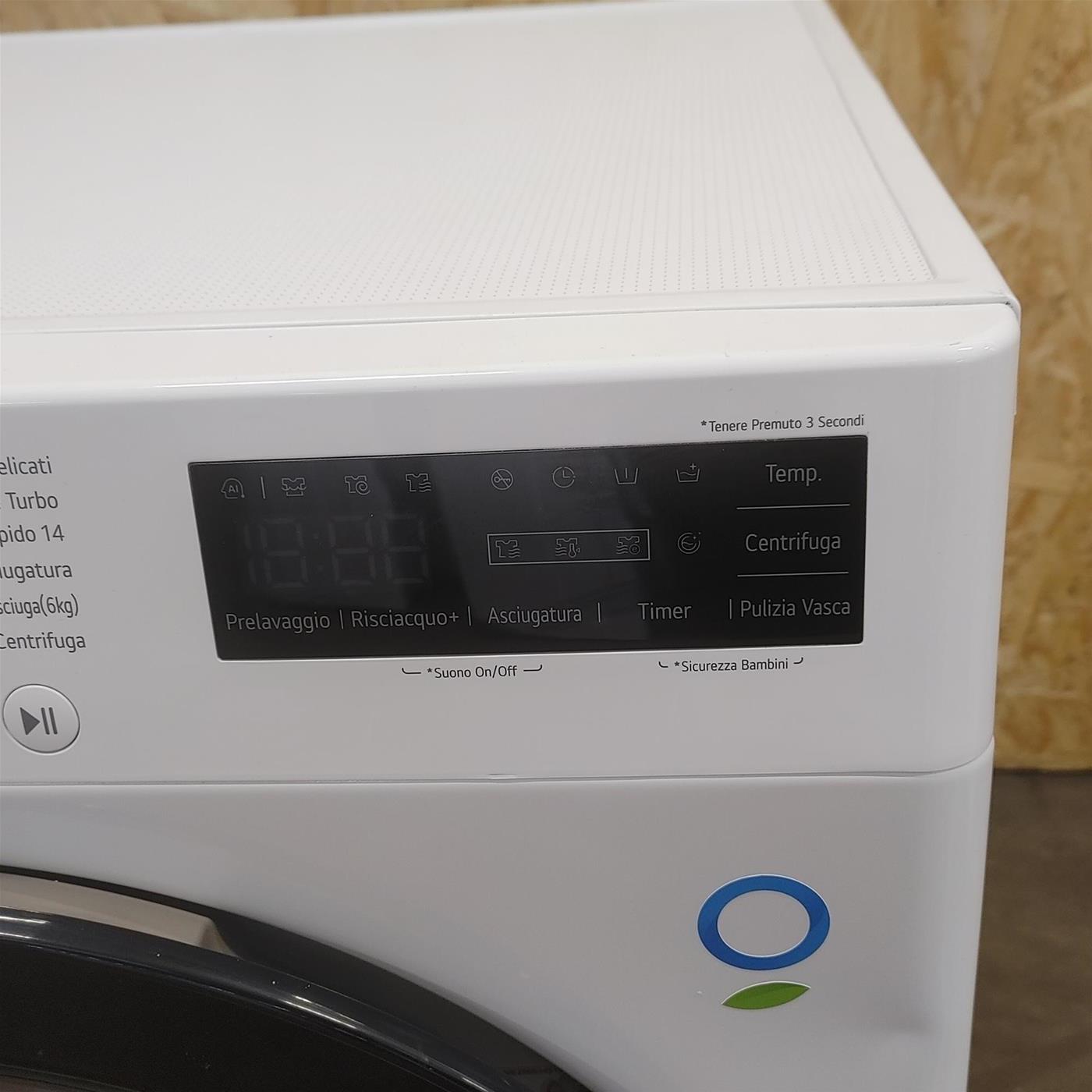 Lavasciuga intelligente LG D4R3009NSWB AI DD Eco Hybrid 9/6 Kg
