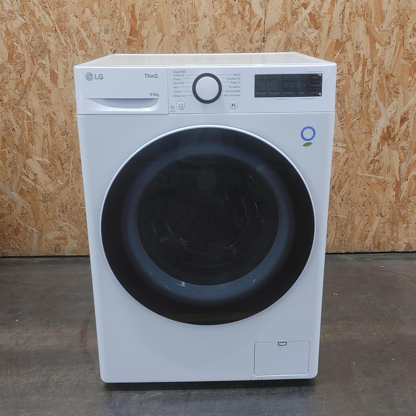 Lavasciuga intelligente LG D4R3009NSWB AI DD Eco Hybrid 9/6 Kg