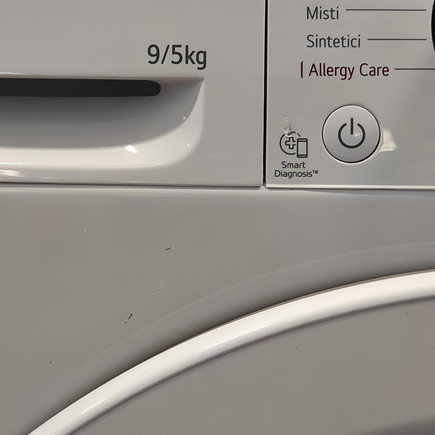 Lavasciuga intelligente LG D2R5S09TSWW Slim 9/5 Kg