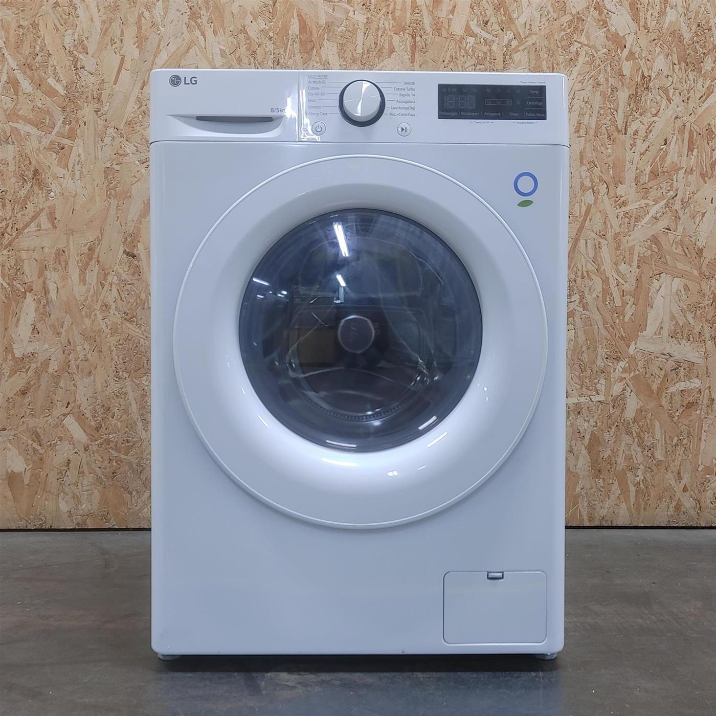 Lavasciuga slim LG D2R3S08NSWW 8/5kg AI DD