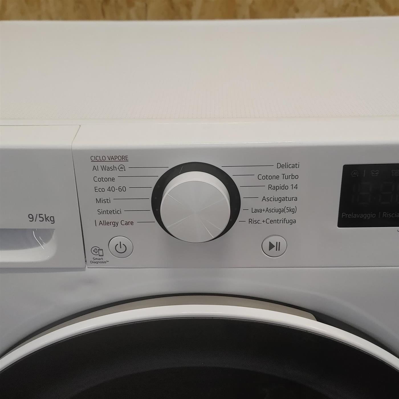 Lavasciuga slim LG D2R5S09TSWW 9/5Kg AI DD