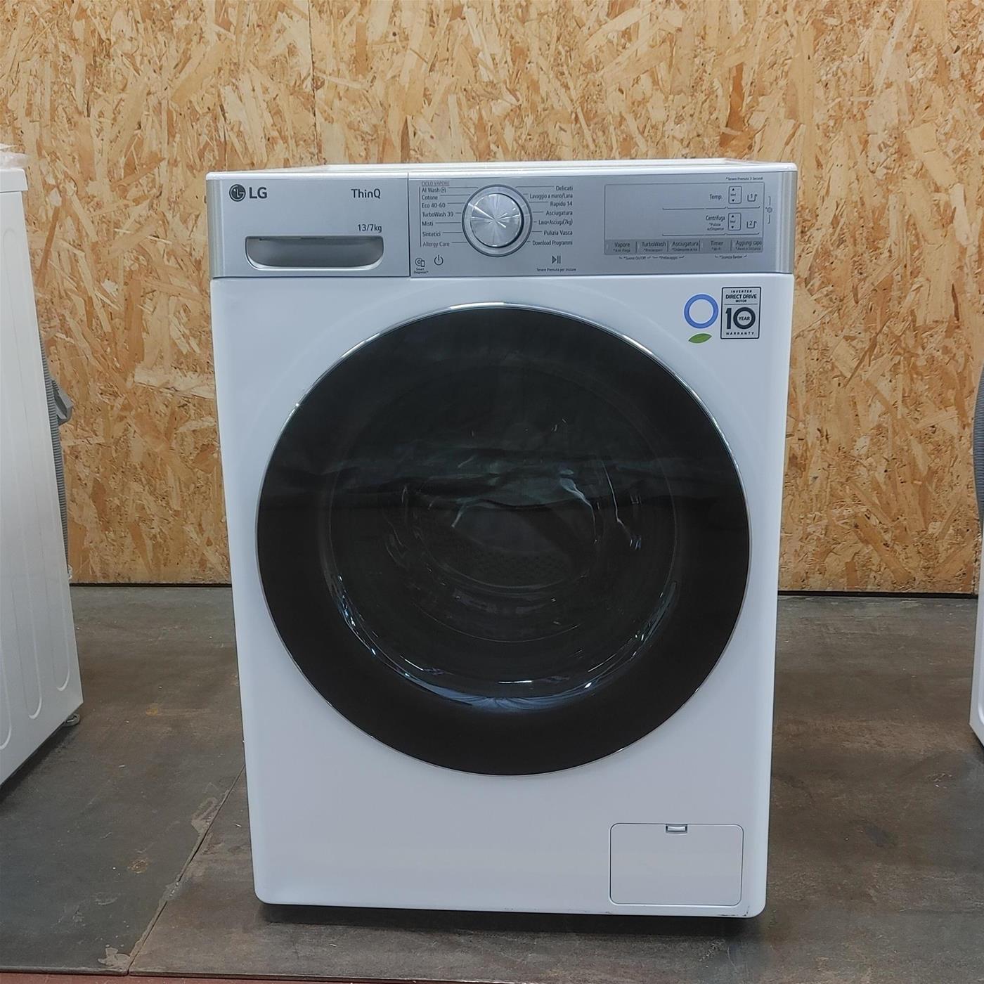 Lavasciuga LG D4R9513TPWC AI DD,  TurboWash 360, Autodosaggio 13/7kg