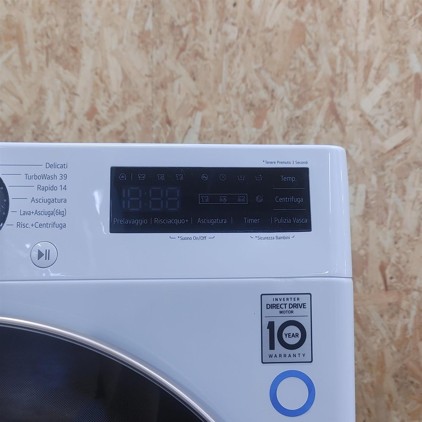 Lavasciuga LG D4R5010TSWS AI DD 10/6kg