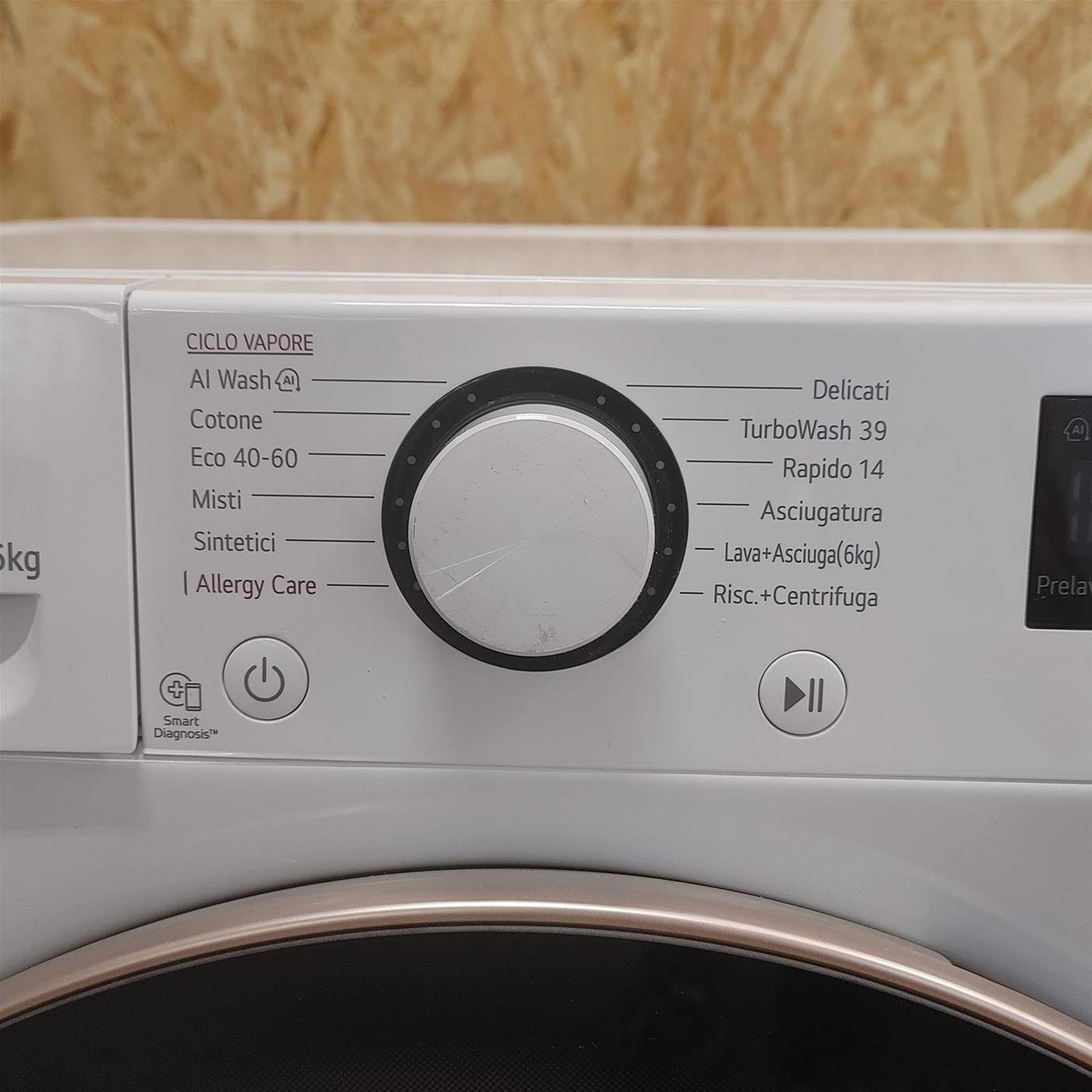 Lavasciuga LG D4R5010TSWS AI DD 10/6kg