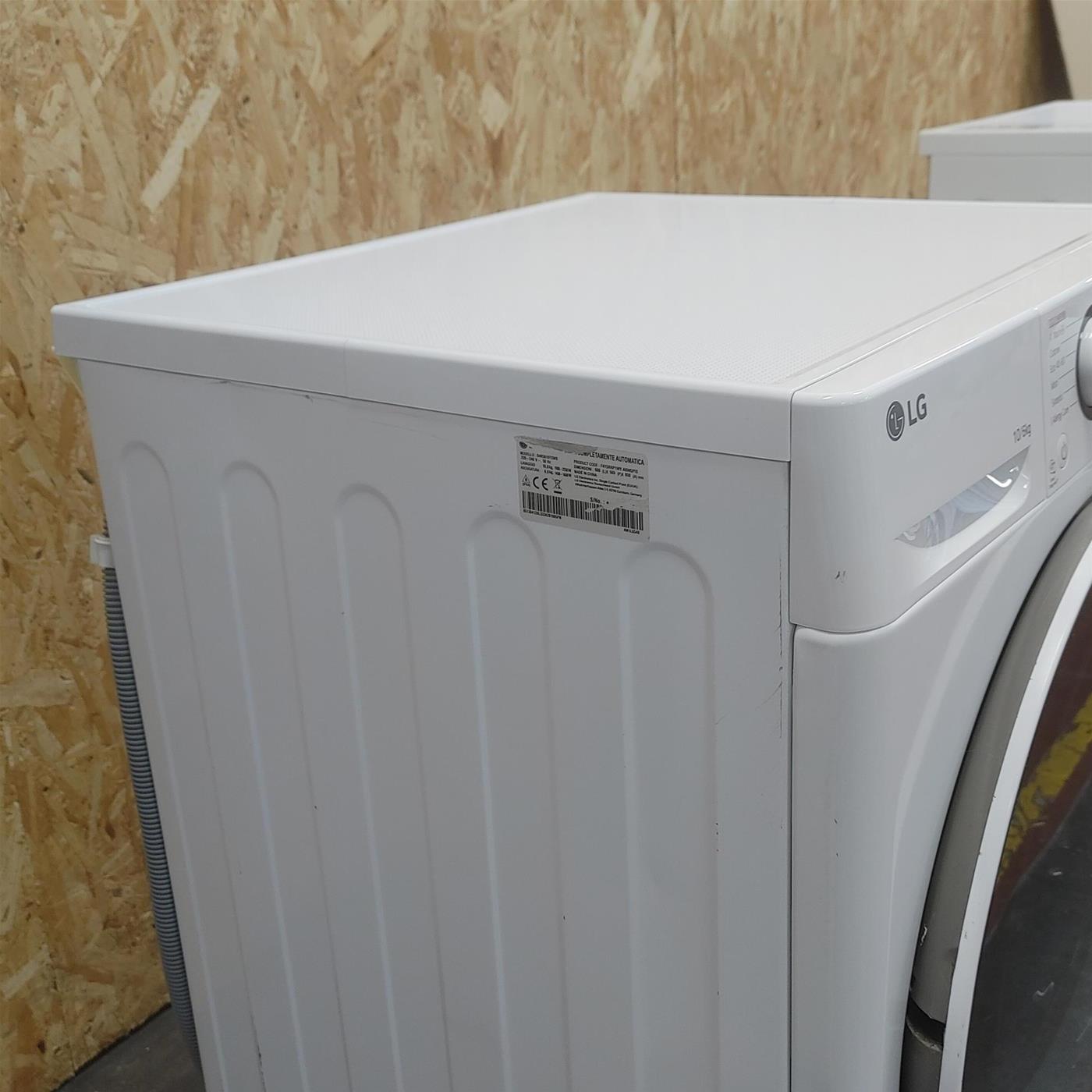 Lavasciuga intelligente LG D4R5010TSWS Serie R5 TurboWash 360, Eco Hybrid 10/6 Kg