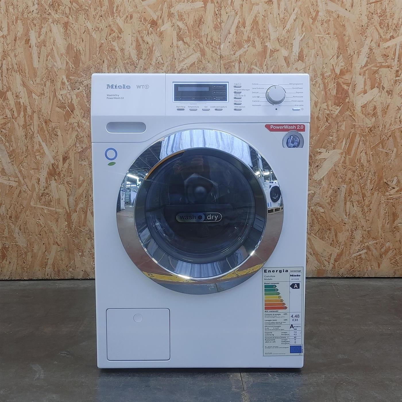 Lavasciuga Premium Miele WTF130WPM PowerWash QuickPower 7/4 Kg